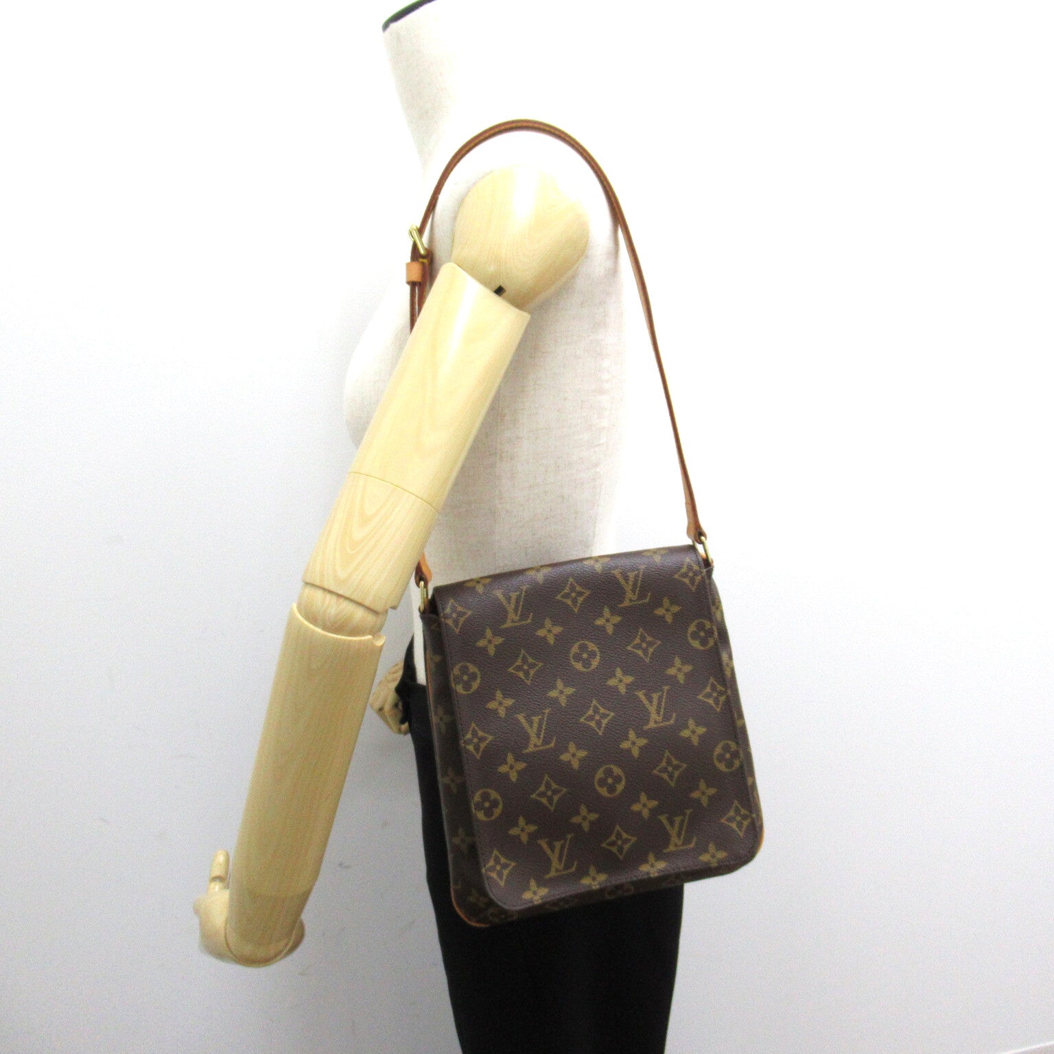 Louis Vuitton Louis Vuitton Musee Salsa Short Shoulder Bag Shoulder Bag PVC Coated Canvas Monogram  Brown M51258