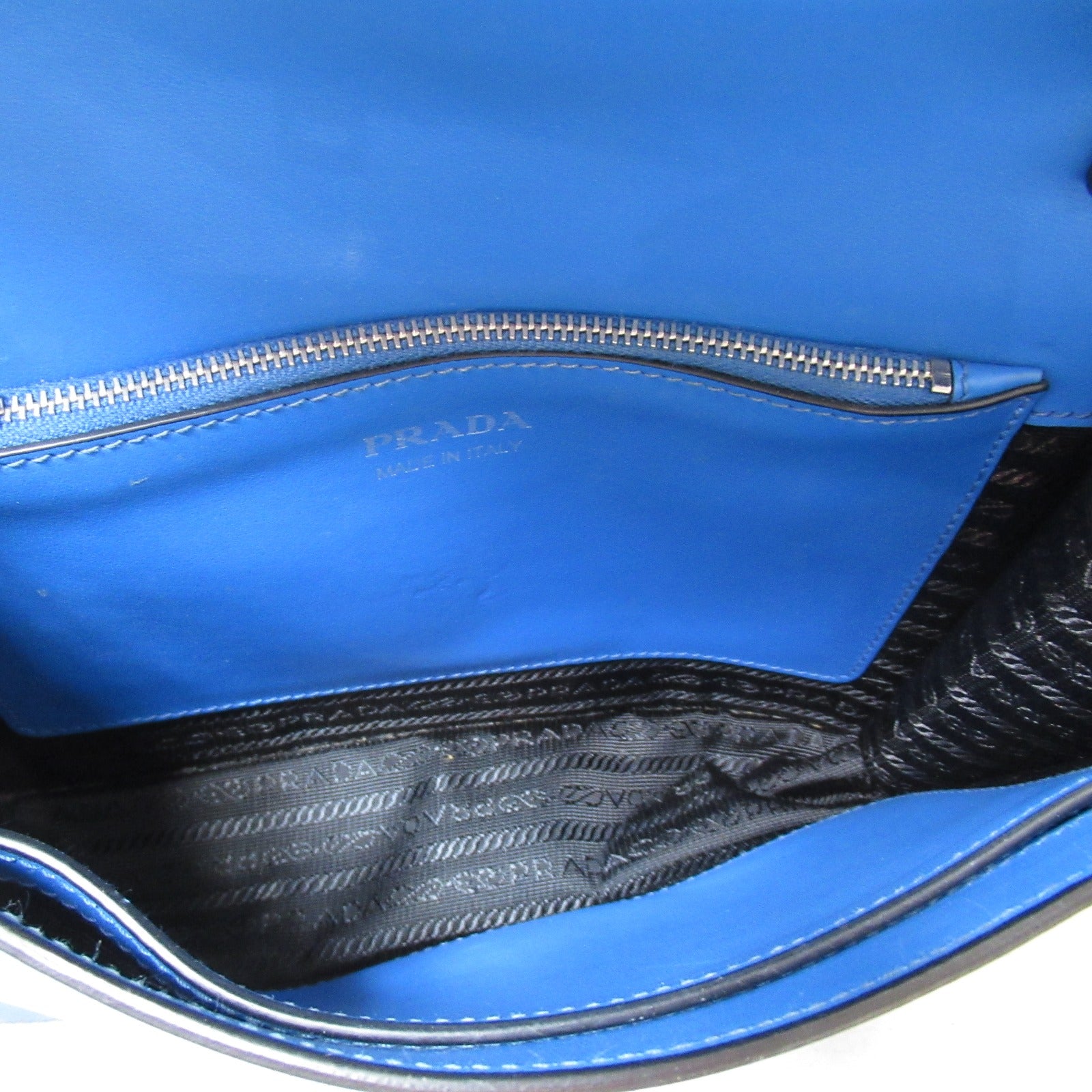 Prada Prada Shoulder Bag Shoulder Bag Sapphire Stickers  Blue 1BD120