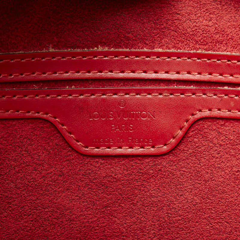 Louis Vuitton Epi Sandjack Handbag M52277 Castilian Red Leather  Louis Vuitton