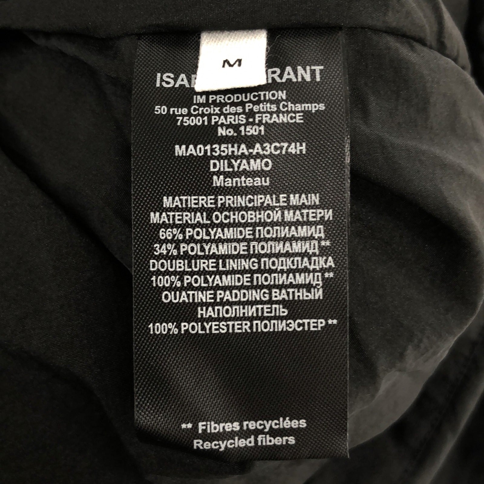 Isabella Maran Isabella Marant Nylon Jacket  Polyamide  Black MA0135HAA3C74H01BKM