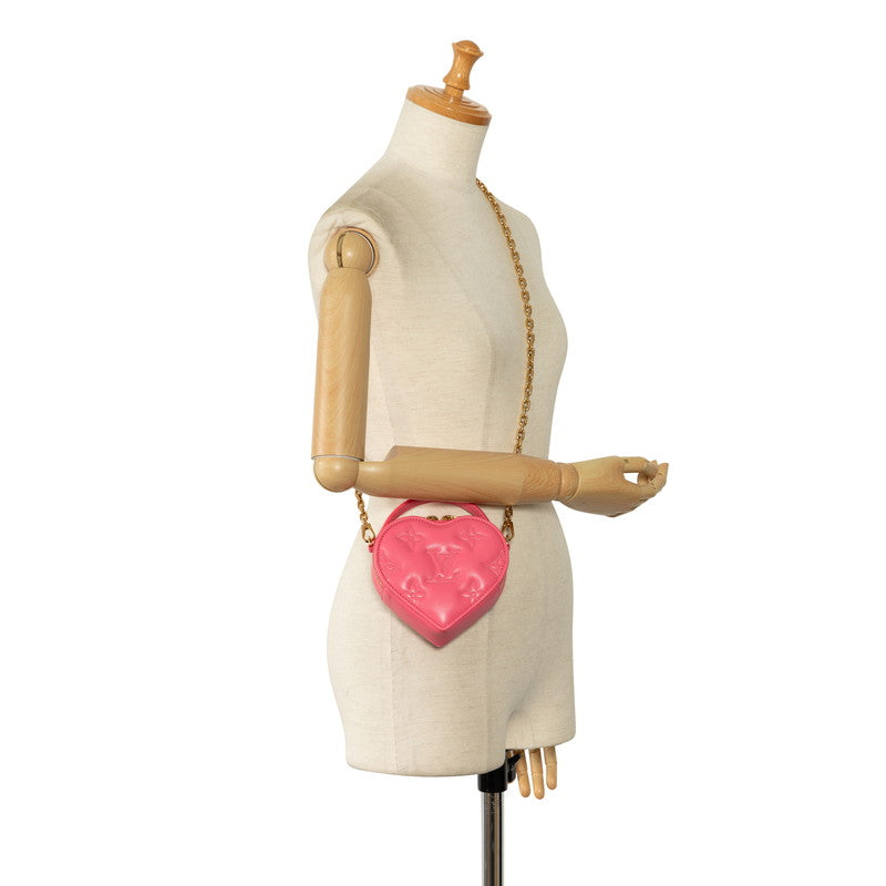 Louis Vuitton Bubblegram Pop Hart Handbag Chain Shoulder Bag 2WAY M81893 Dragon Fruit Pink Leather  Louis Vuitton