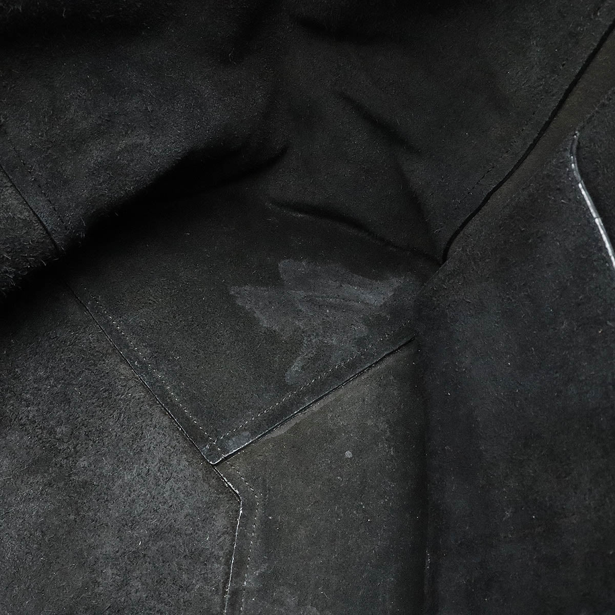Celine Kava Phantom Small Tote Bag Sheldart Semi-sheldard Leather Black 189023 Blumin