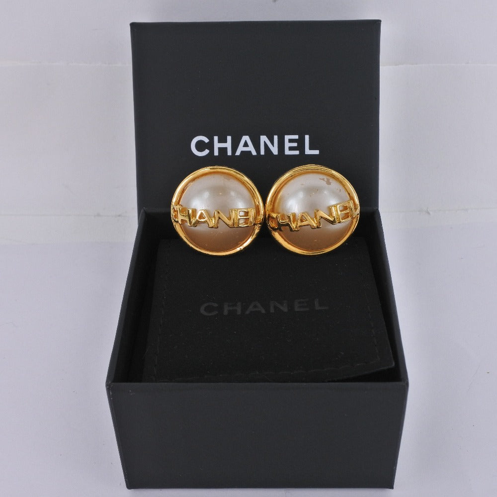 Chanel Chanel Earring G   False Pearl  22.6g  【 Secondary】 Earring in