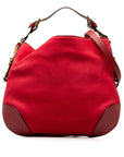 Gucci Side Stands G  Handbag Shoulder Bag 2WAY 296870 Red Leather   Gucci