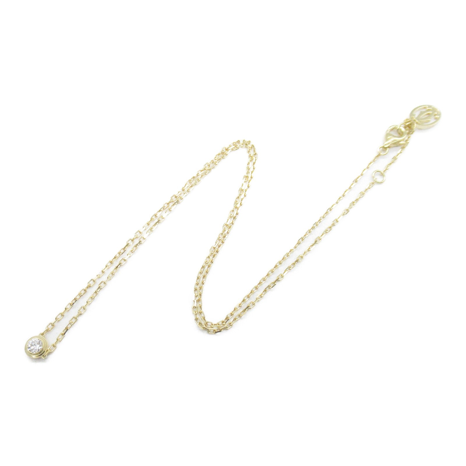Cartier Cartier Diamond  Du Damour Necklace SM Collar Jewelry K18 (yellow g) Diamond  Cleare CRB7215800