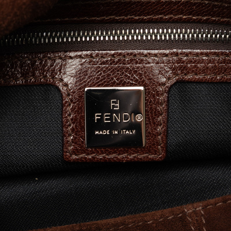 Fendi Mamma Bucket One-Shoulder Handbag 26325 Brown  Leather  Fendi