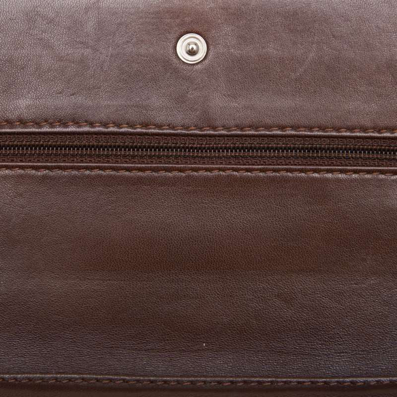 CHANEL  label chain wallet ram s x canvas brown (silver g) shoulder bag mini shoulder bag ladies bag ladies bag hybrid 【 Ship】  handbags