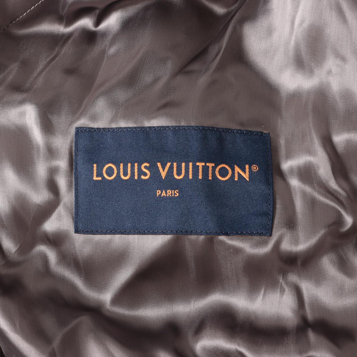 Louis Vuitton 23AW Nylon x Leather Bronze 46 Men Black x Grey RM232 Arm Monogram Leather  City Bullzone