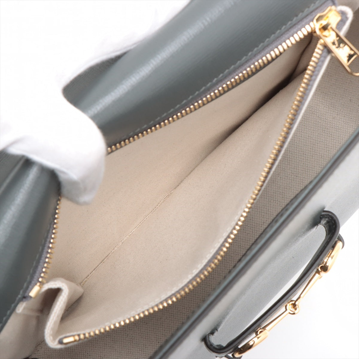 Gucci Horse  1955 Leather Shoulder Bag Gr 700457