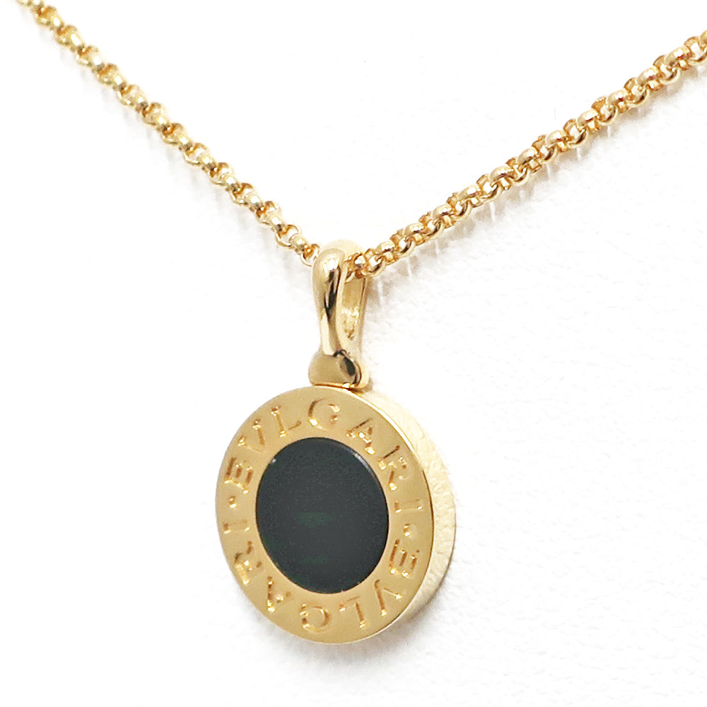 Bulgari K18YG n BB Onix Necklace Pendant 750YG Jewelry