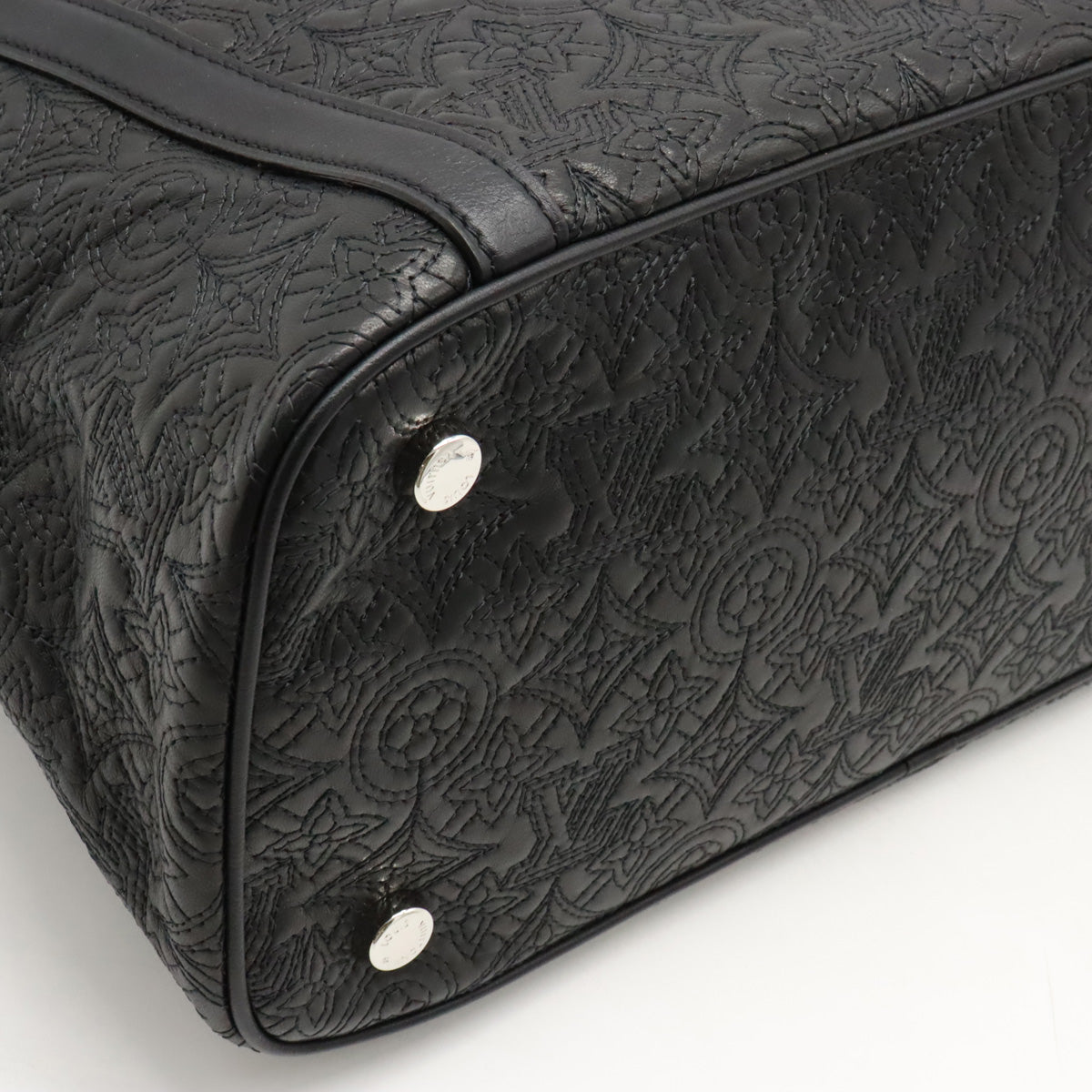 Louis Vuitton Monogram Antique Ixia MM Tote Bag 2WAY Shoulder Bag Shoulder Bag Noneir Black M94204