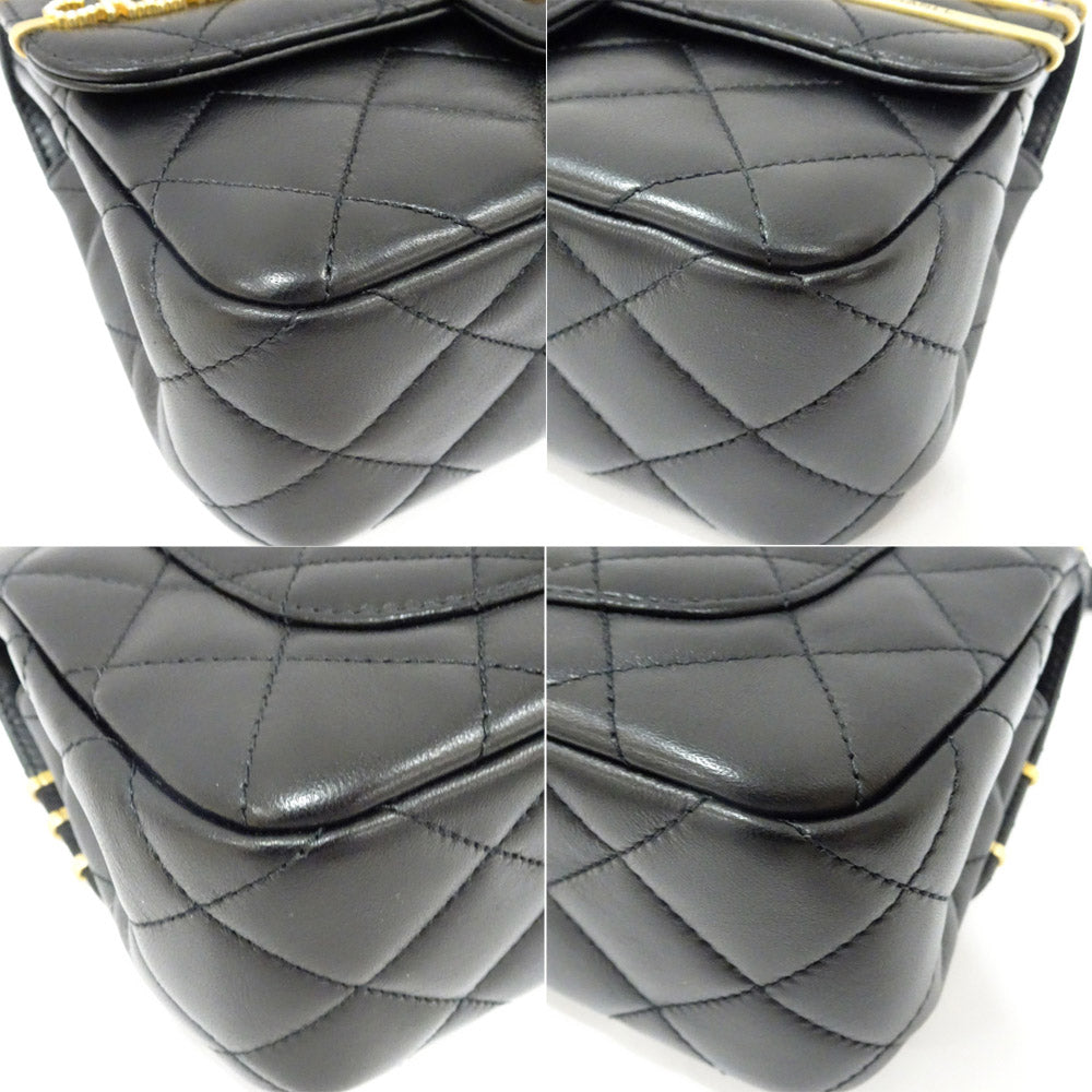 Chanel Small Flap Chain Shoulder Bag AS2979 Black  Shoulder Bag