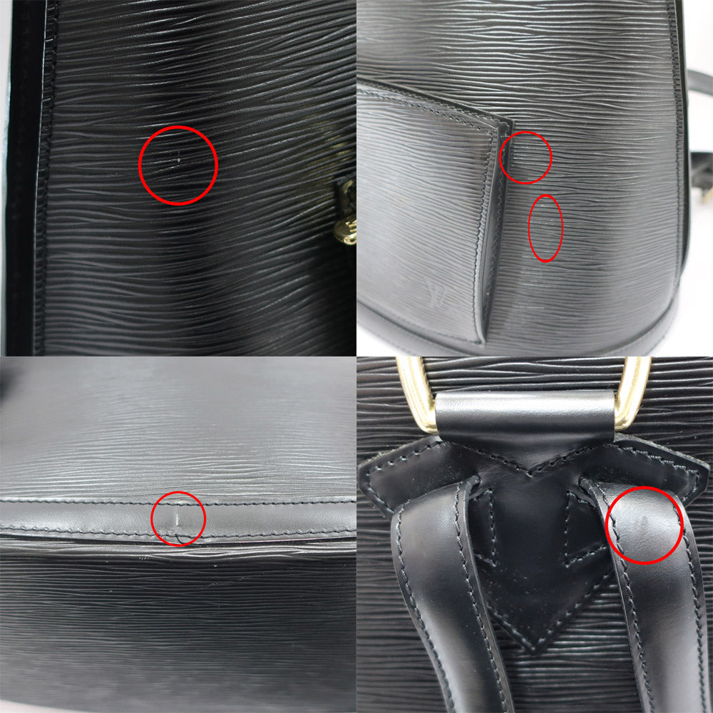 Louis Vuitton Goblan Backpack M52292 Epi Black Black G    Unisex Preservation Bag