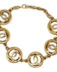 Chanel Medallion Bracelet Gold 1983