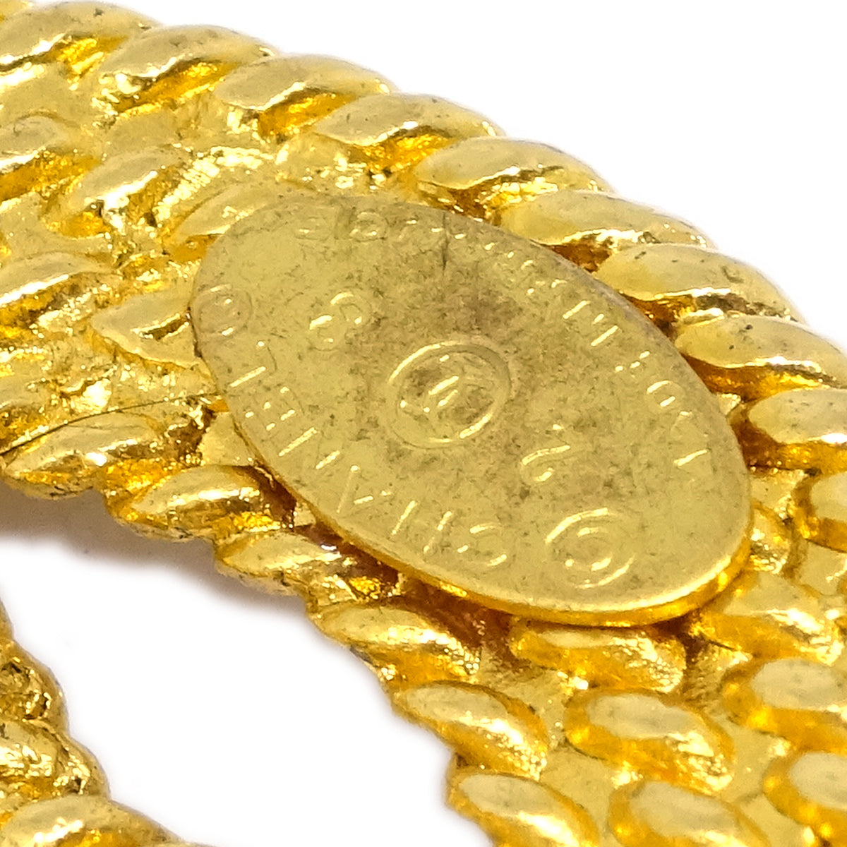 Chanel Gold Medallion Brooch Pin 28