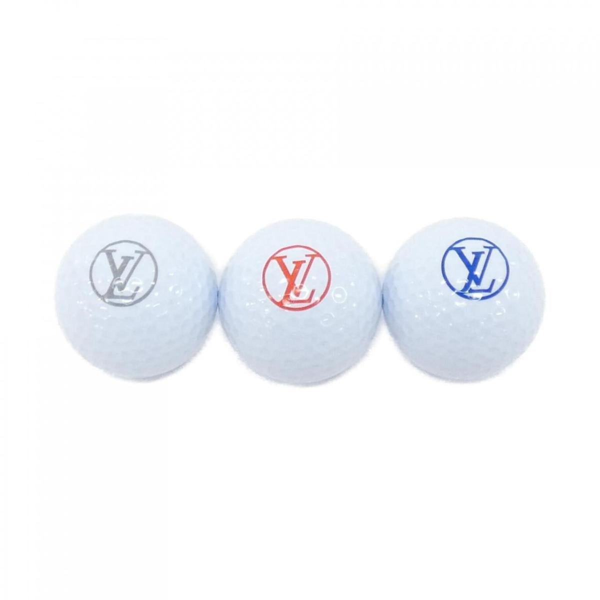 Louis Vuitton Golf Ball Set Case Monogram GI0297