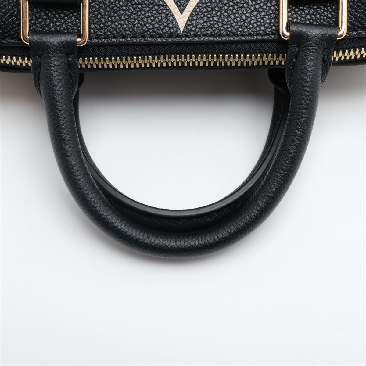 Louis_Vuitton bicolor Monogram Implant Speedy Bandouliere 25 M58947