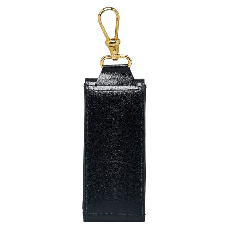 Valentino Black Leather  Keycase Valentino Black Leather Men&#39;s Valentino