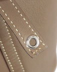 Hermes 2010 Etoupe Gray Swift Picotin Lock Micro Handbag