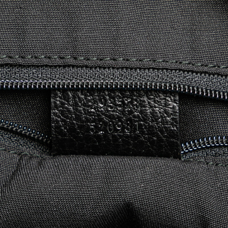 Gucci GG Canvas Abbey Handbag Tote Bag 293578 Black Canvas Leather  Gucci