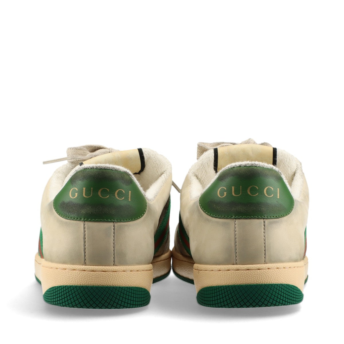 Gucci screener canvas x leather sneaker 11 men multi-colour vintage processing GG Supreme sy line    store