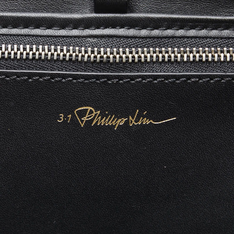 3.1 Phillip Lim Zip-Round Rucksack 0426 NPO Black Leather  3.1 Phillip Lim