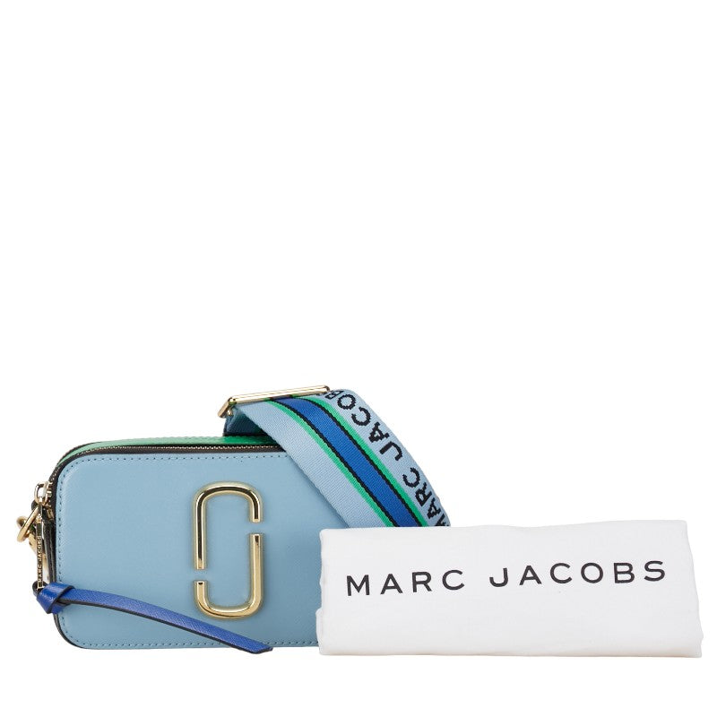 Mark Jacobs Snapshot G   Shoulder Bag Blue Green Leather  MARC JACOBS