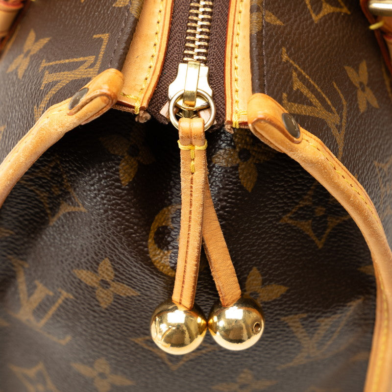 Louis Vuitton Monogram Popcorn O Shoulder Bag M40007 Brown PVC Leather  Louis Vuitton