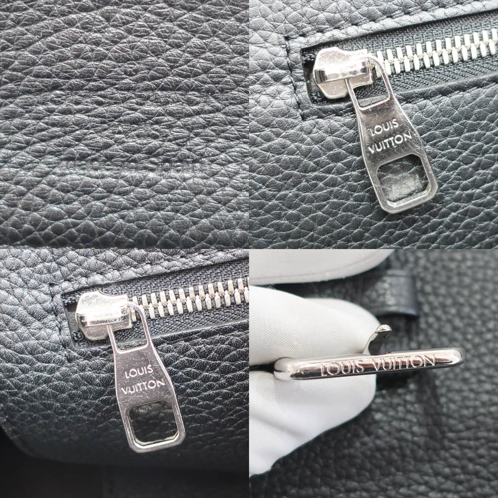 Louis Vuitton M50086  Leather Black Silver G  Mens  Preservation Bag
