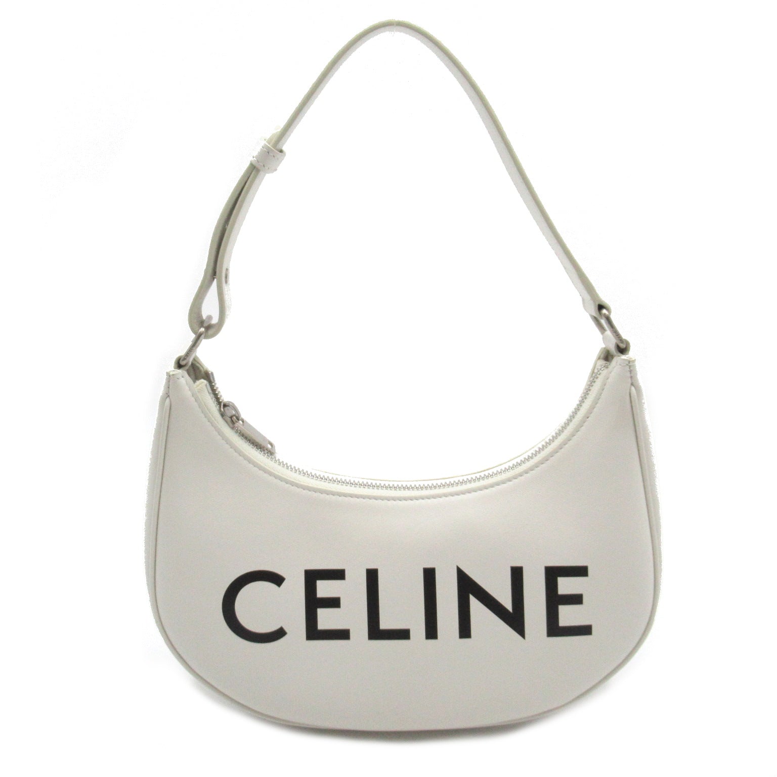 Celine CELINE AVA Shoulder Bag Shoulder Bag Leather  White 193953DEE.01BC