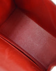 HERMES * 1992 Mini Kelly 20 SELLIER Rouge Vif Box Calf