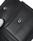 Chanel 2001-2003 Black New Travel Line Bifold Wallet Purse