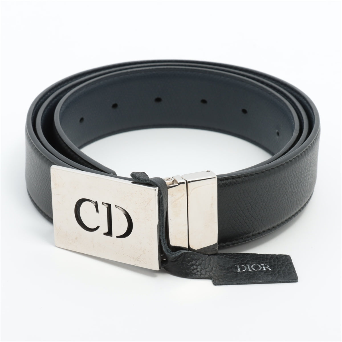 Dior Belt Leather BlackNavy