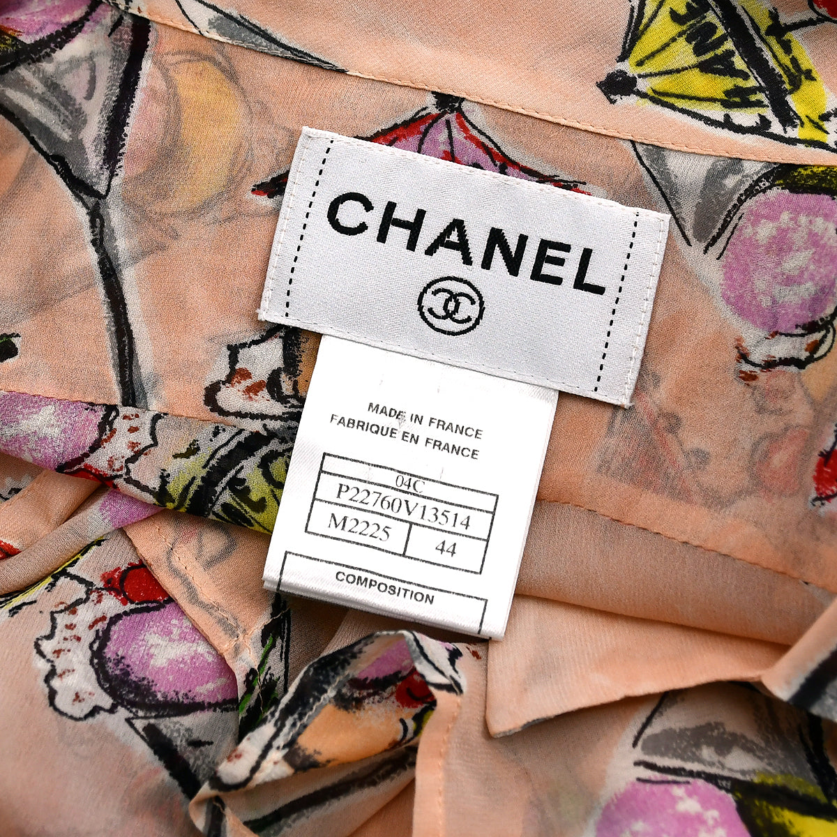 Chanel Blouse Shirt Pink 04C 