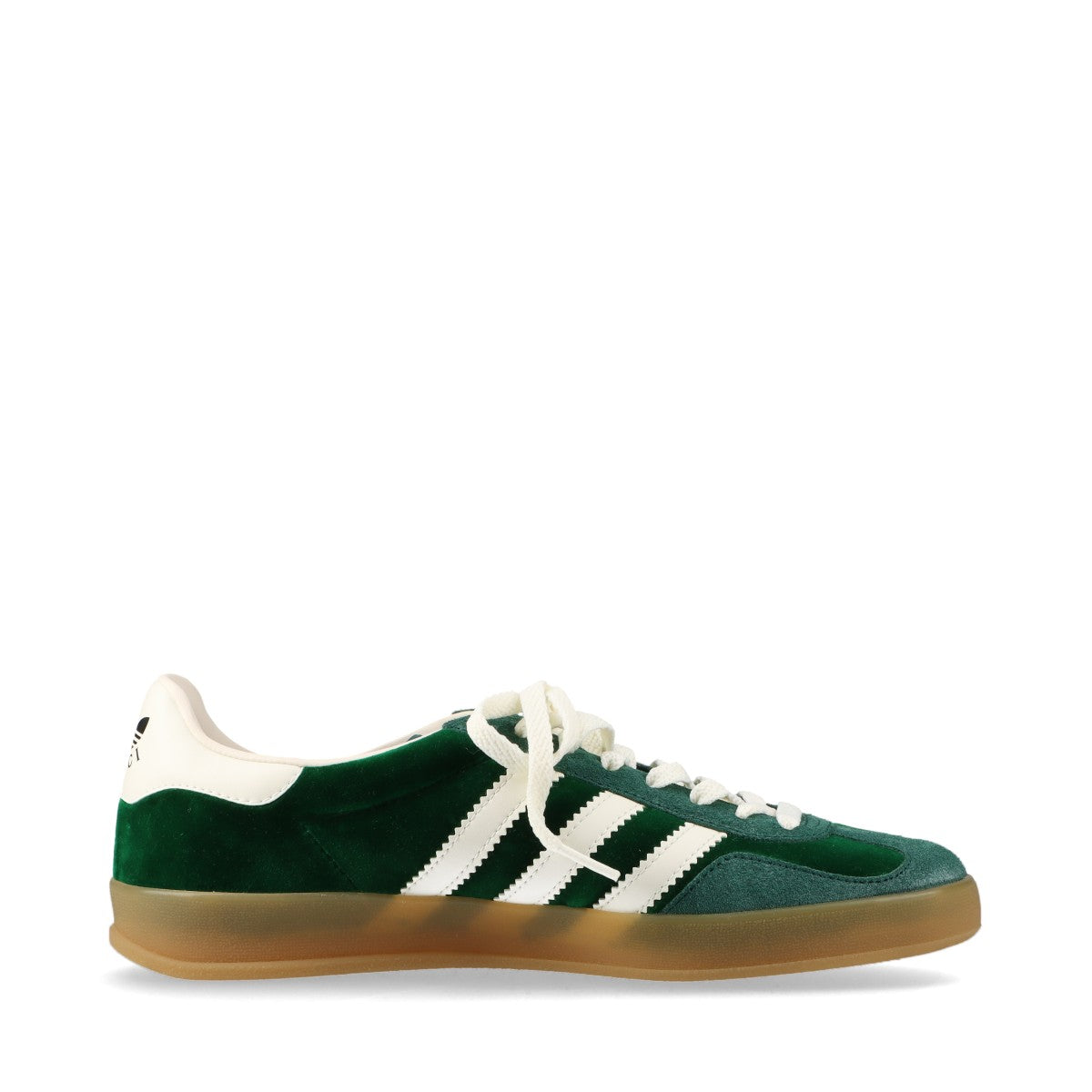 Gucci x Adidas Gasel Belloor x Leather Trainers 24.5cm  Green 707848    Box Bag With