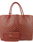 Goyard Red St. Louis GM Tote Handbag