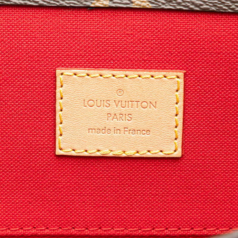 Louis Vuitton Monogram Saucer Pm Handbag 2WAY M45848 Brown PVC Leather  Louis Vuitton