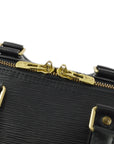 Louis Vuitton Black Epi Keepall 45 Travel Duffle Handbag M42972
