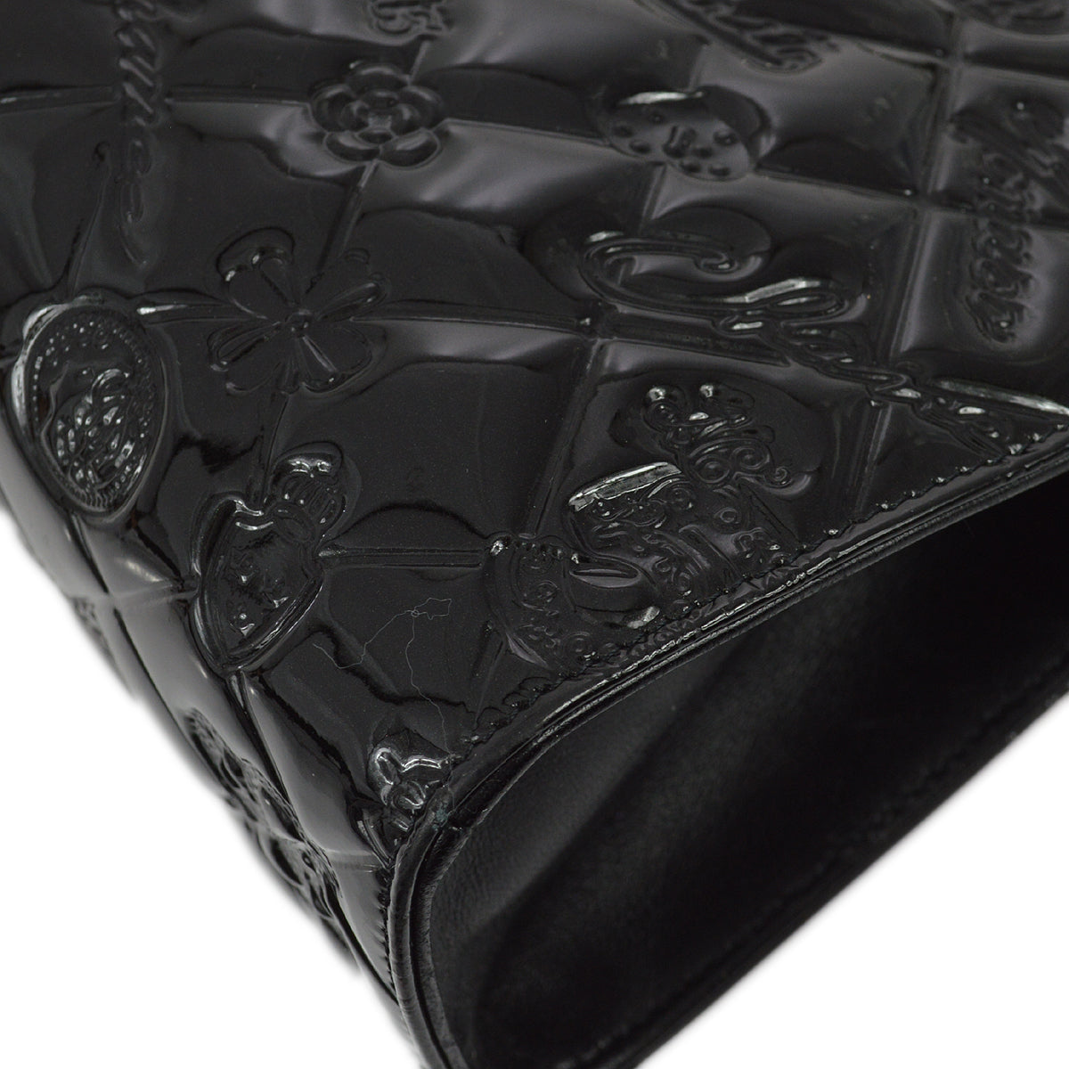 Chanel * 2009-2010 黑色漆皮圖示手袋