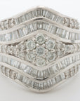 Diamond Ring Pt900 17.7g 300 N