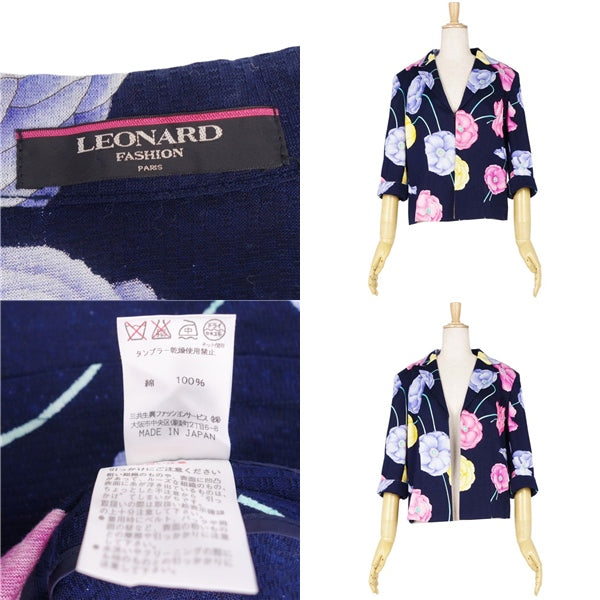 LEONARD FASHION Jacket  Flower  Cotton   13AR(XL equivalent) Multicolor BODEST