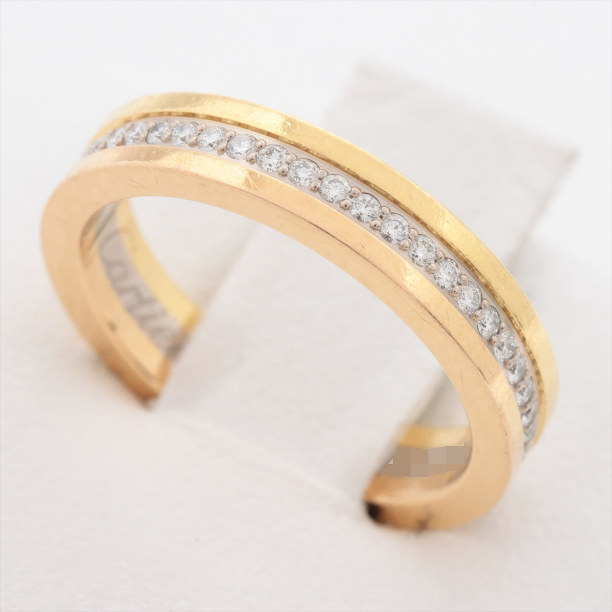 Cartier Three-Color Full Eternity Diamond Ring 750 (YGPG×WG) 4.1g 47 84052947