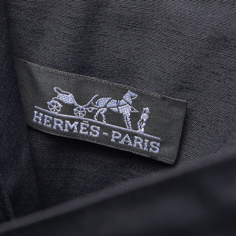 Hermes Fultu Earrings GM Round Long Wallet Multi-Case Black Red Canvas  Hermes