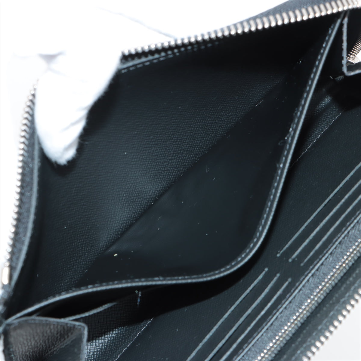 Louis Vuitton Damier Grafit Zippy Dragon N60379 Black Round Zip Wallet