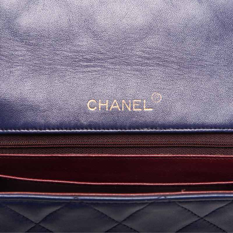 Chanel Matrasse Turn-Lock Round Flap Chain Shoulder  Navy  Shoulder Bag  Bag Hybrid 【 Delivery】  Mountain Bookstore Online