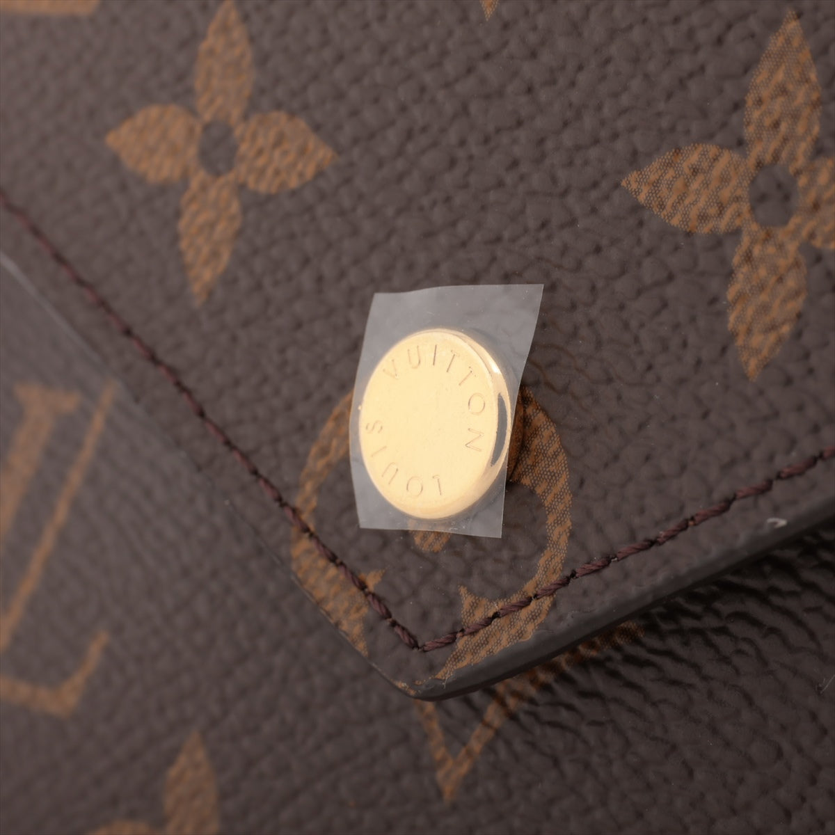 Louis Vuitton Monogram Portfolio Victoria M62472 Brown Compact Wallet