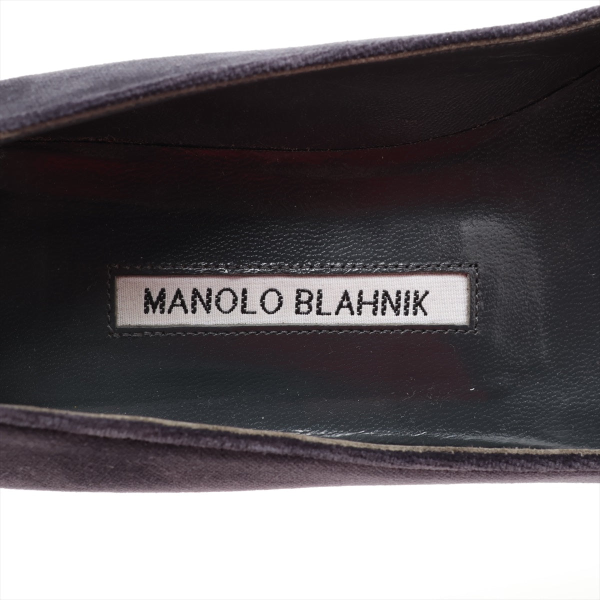 MANOROBRANIC HANGI SCHOOL Flap Pump 36 1/2 LADY GREY VISION  LOVE MARKET SHOP