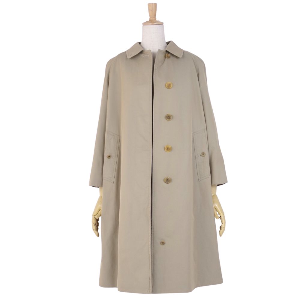 Vintage Burberry s Coat   Coat Balmacaan Coat Cotton 100%   7AB2 (equivalent to S) Beige  EVA