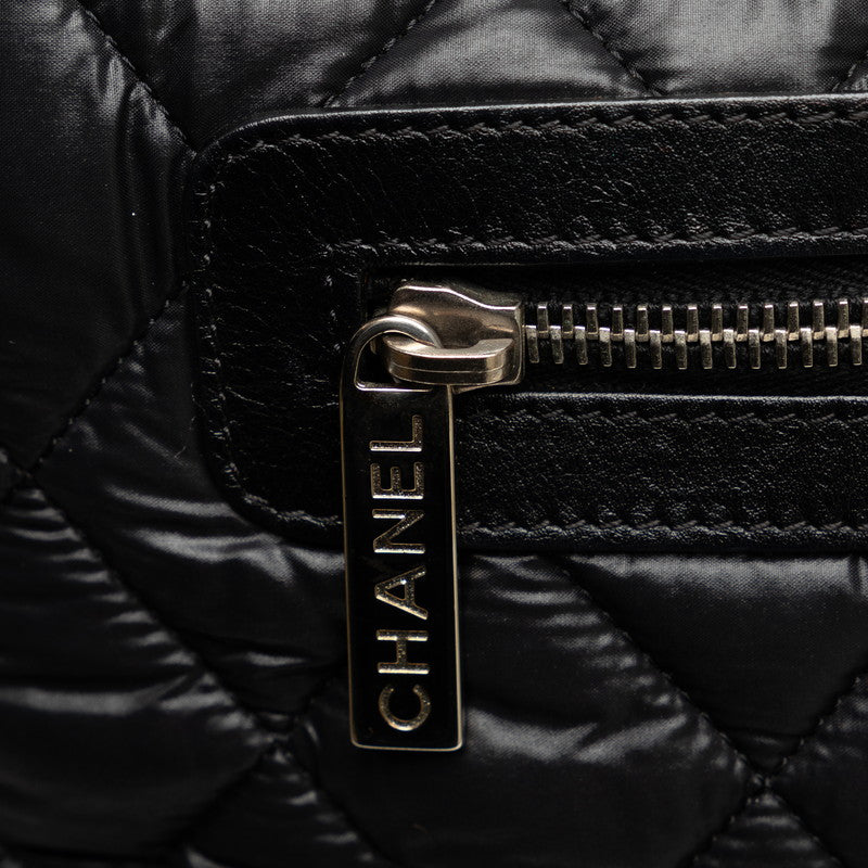 Chanel Coca-Cola PM Coca-Cola Killing Tote Bag Black Nylon Leather  Chanel