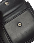 Chanel 2003-2004 Black New Travel Line Bifold Wallet